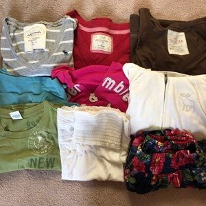 Abercrombie girls T-shirt’s, sweatshirts and skirt